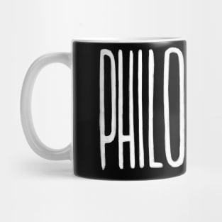 Philosopher, handwritten, Philosophy Mug